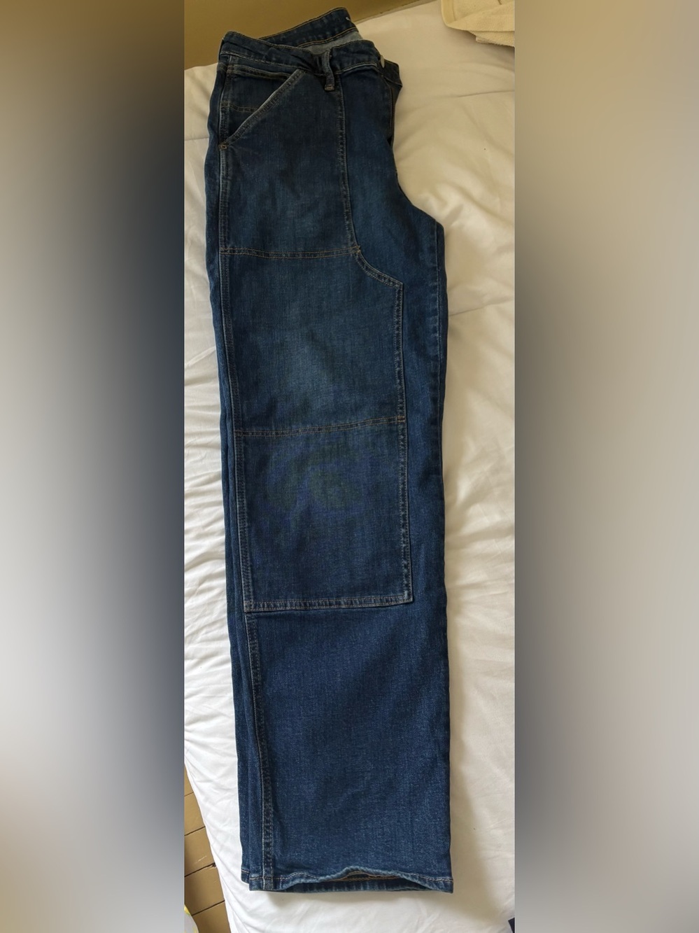 Old Navy Women's Dark Indigo Straight Tall Utility Jeans